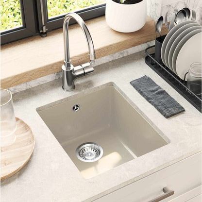 Lavello Beige 370 x 460 mm 80% Quarzo e 20% Resina | homemem39