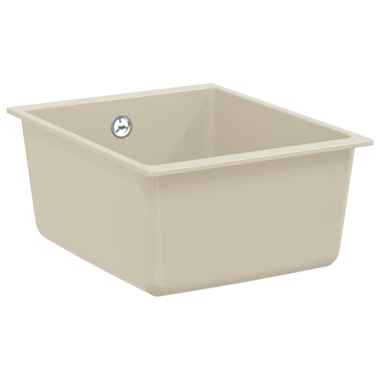 Lavello Beige 370 x 460 mm 80% Quarzo e 20% Resina | homemem39