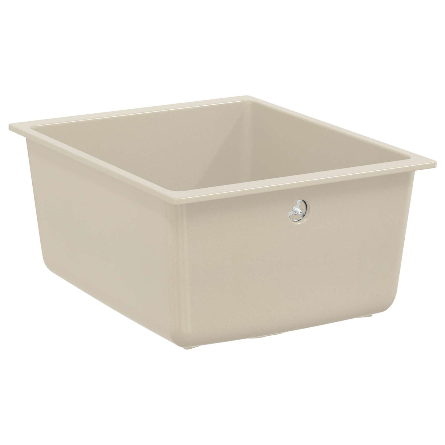 Lavello Beige 370 x 460 mm 80% Quarzo e 20% Resina | homemem39