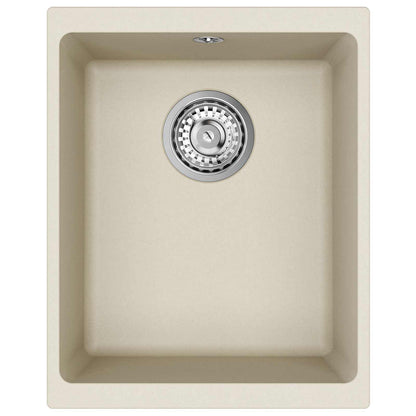 Lavello Beige 370 x 460 mm 80% Quarzo e 20% Resina | homemem39