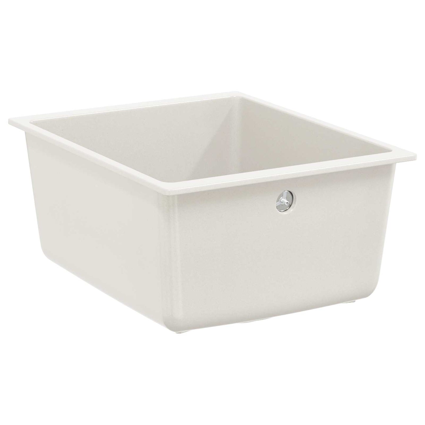Lavello Bianco 370 x 460 mm 80% Quarzo e 20% Resina | homemem39