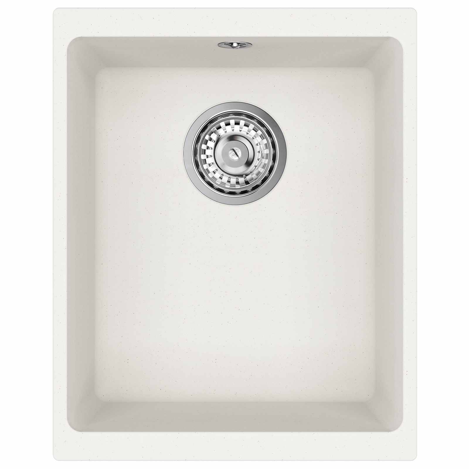 Lavello Bianco 370 x 460 mm 80% Quarzo e 20% Resina | homemem39