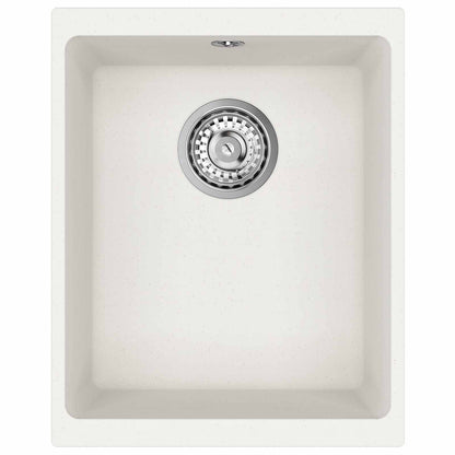 Lavello Bianco 370 x 460 mm 80% Quarzo e 20% Resina | homemem39