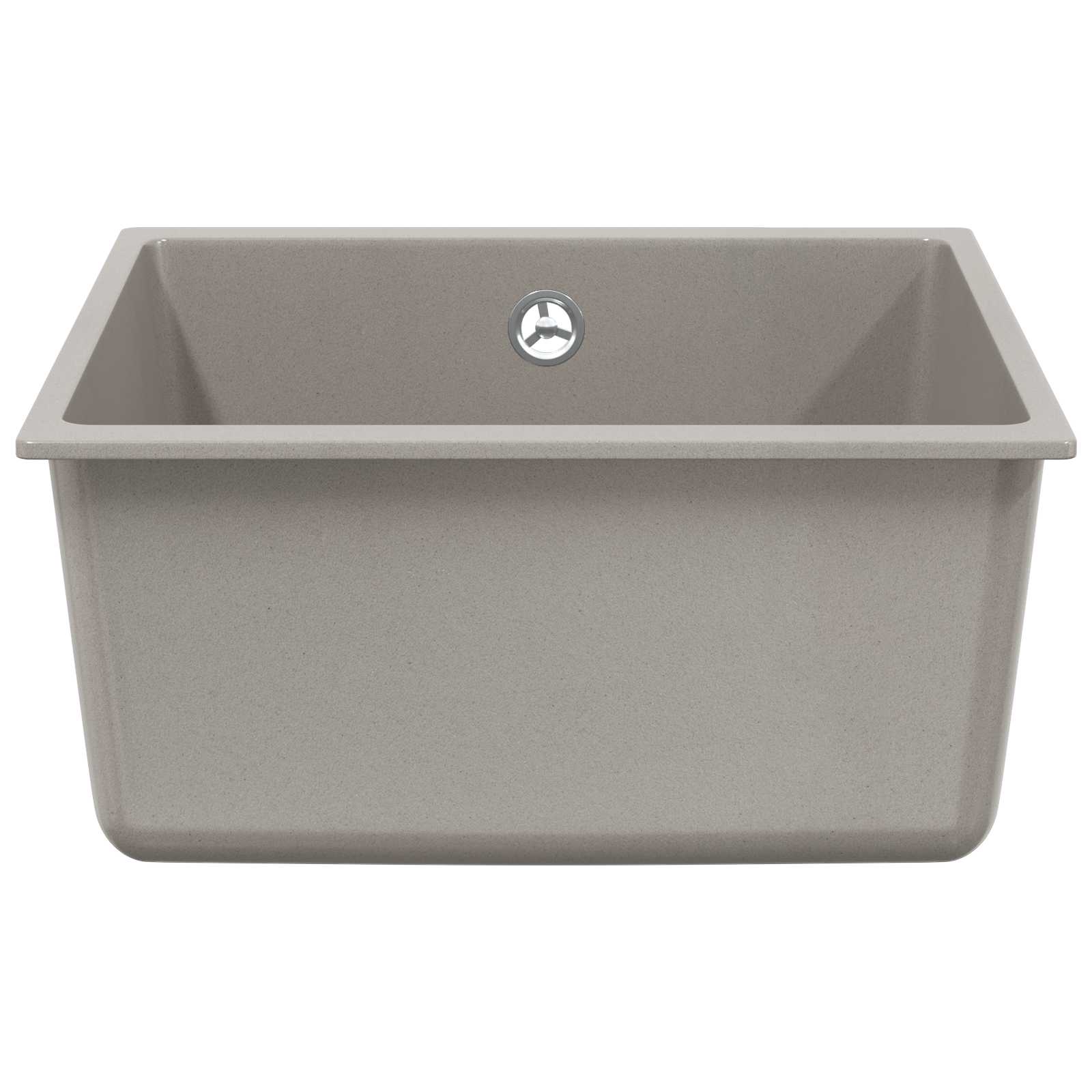 Lavello Grigio 430 x 460 mm 80% Quarzo e 20% Resina | homemem39