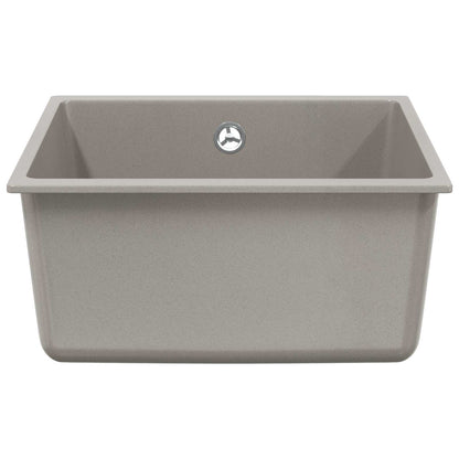 Lavello Grigio 430 x 460 mm 80% Quarzo e 20% Resina | homemem39