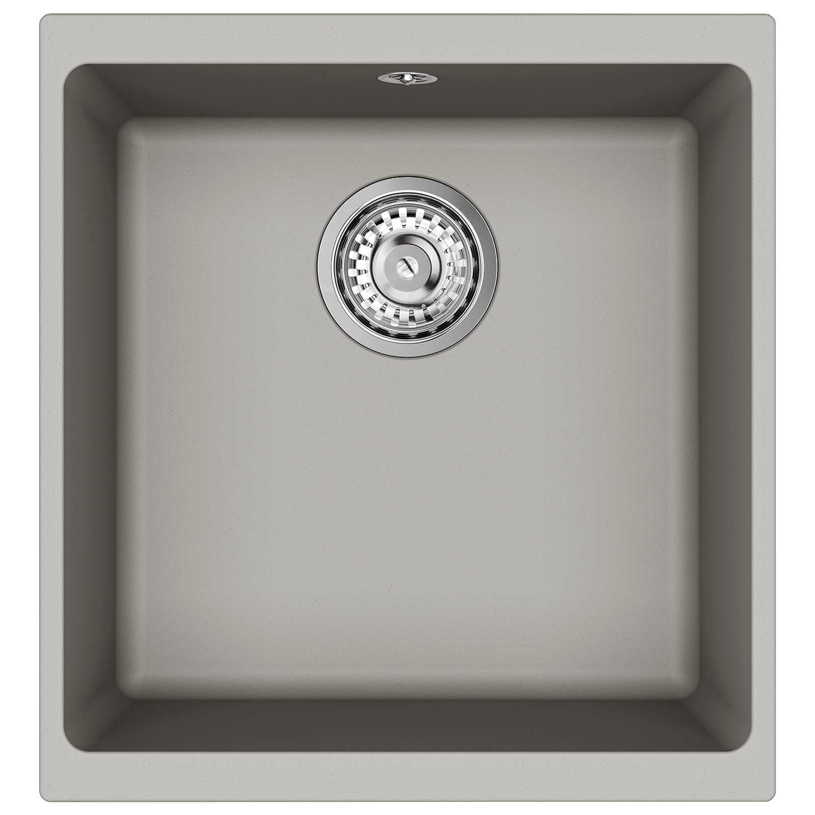 Lavello Grigio 430 x 460 mm 80% Quarzo e 20% Resina | homemem39