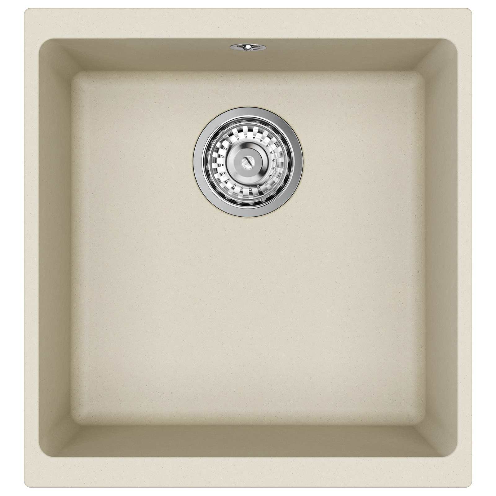 Lavello Beige 430 x 460 mm 80% Quarzo e 20% Resina | homemem39
