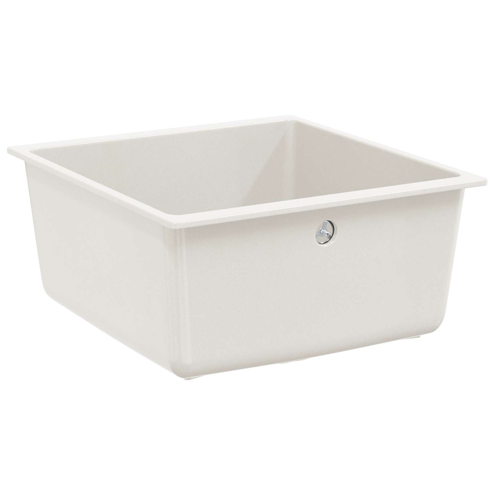 Lavello Bianco 430 x 460 mm 80% Quarzo e 20% Resina | homemem39