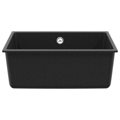 Lavello Nero 530 x 460 mm 80% Quarzo e 20% Resina | homemem39