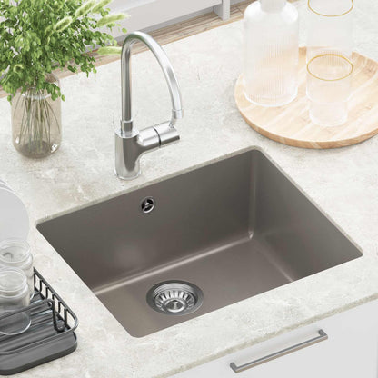 Lavello Grigio 530 x 460 mm 80% Quarzo e 20% Resina | homemem39