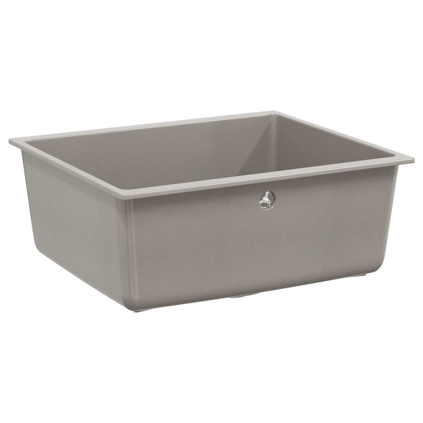 Lavello Grigio 530 x 460 mm 80% Quarzo e 20% Resina | homemem39