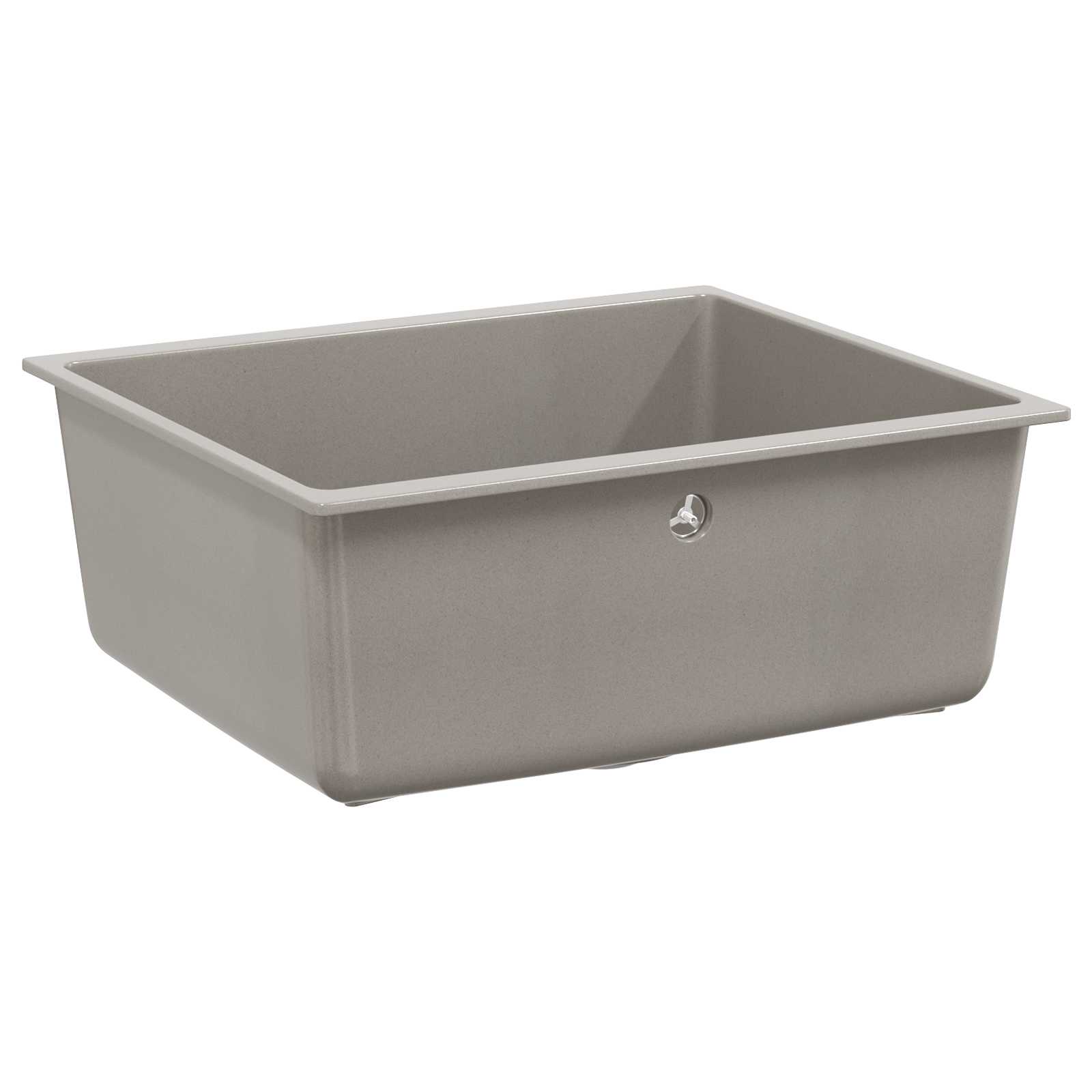 Lavello Grigio 530 x 460 mm 80% Quarzo e 20% Resina | homemem39
