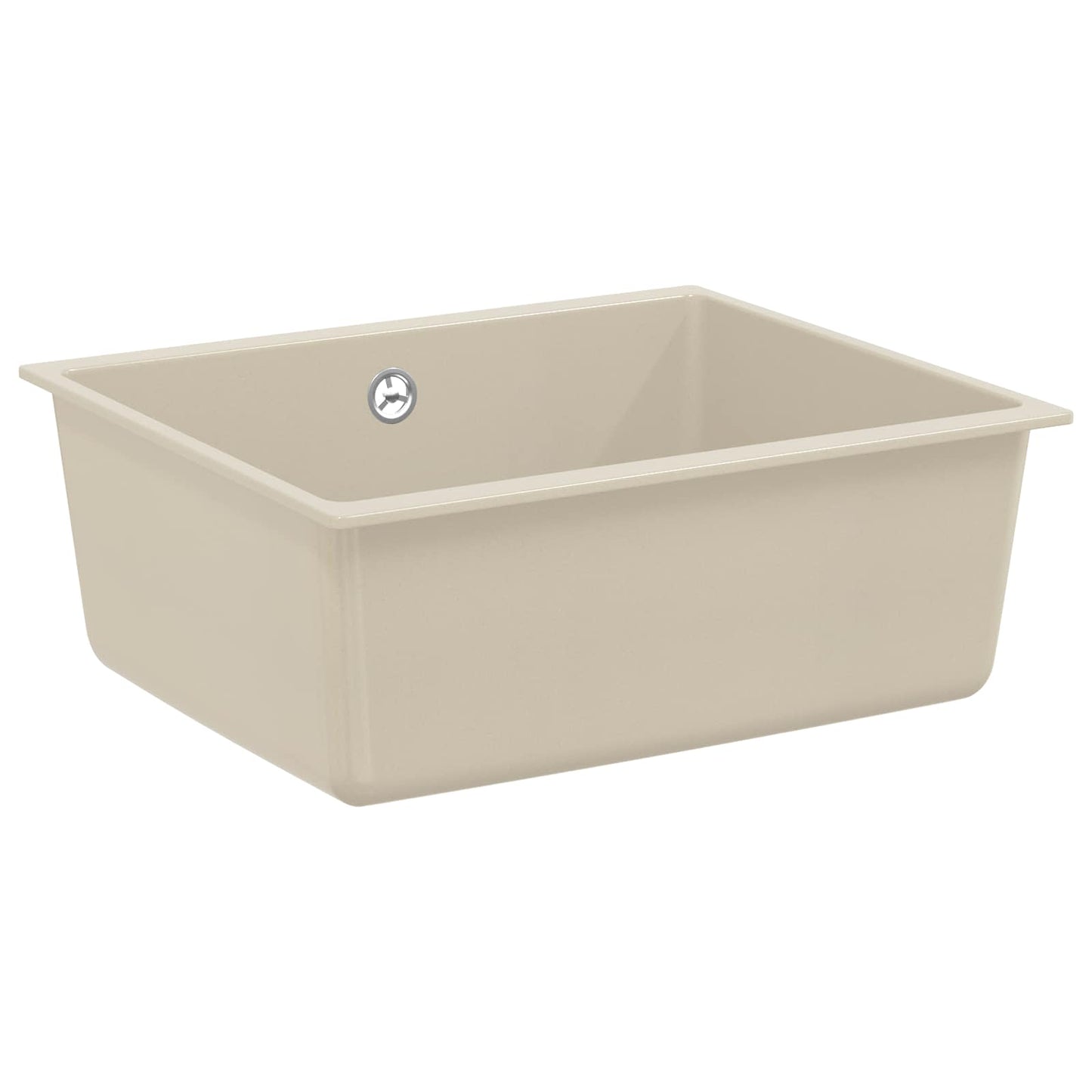 Lavello Beige 530 x 460 mm 80% Quarzo e 20% Resina | homemem39