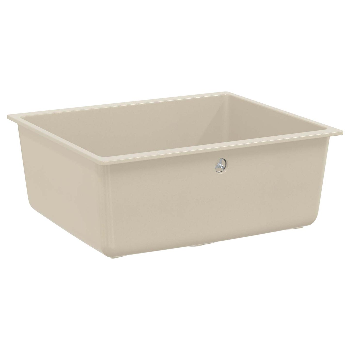 Lavello Beige 530 x 460 mm 80% Quarzo e 20% Resina | homemem39