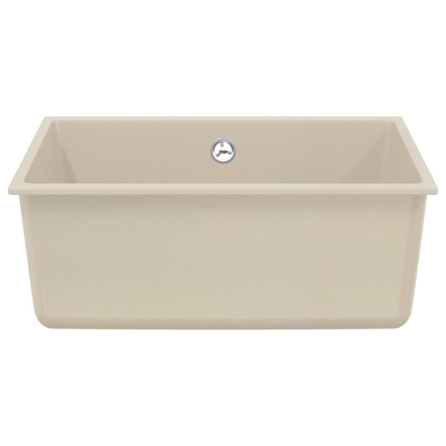 Lavello Beige 530 x 460 mm 80% Quarzo e 20% Resina | homemem39