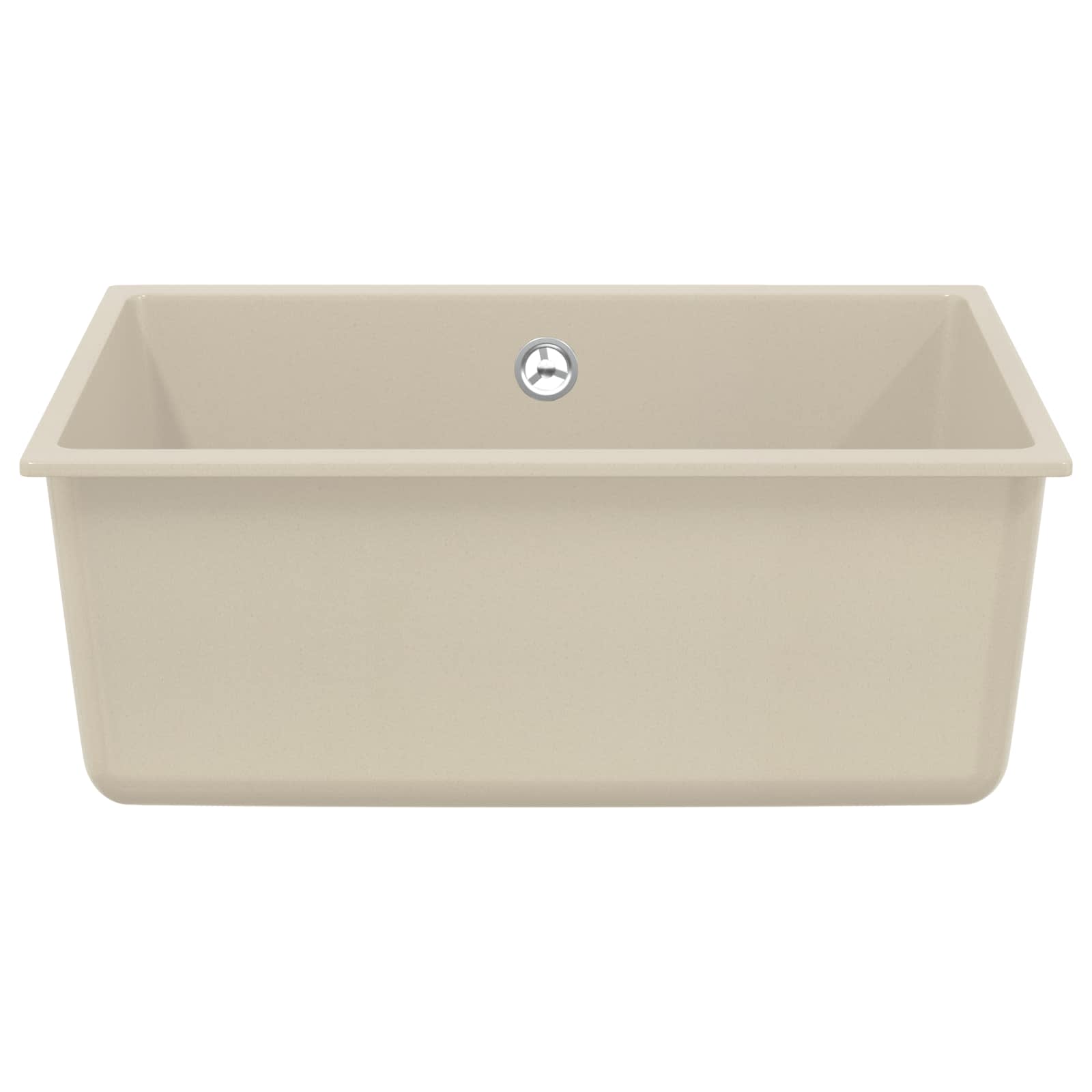 Lavello Beige 530 x 460 mm 80% Quarzo e 20% Resina | homemem39