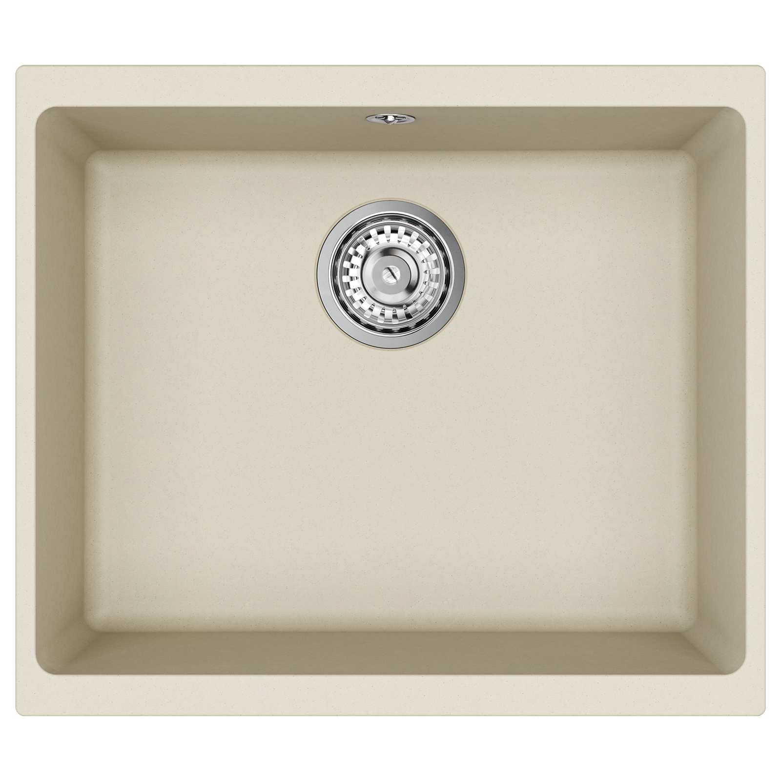 Lavello Beige 530 x 460 mm 80% Quarzo e 20% Resina | homemem39