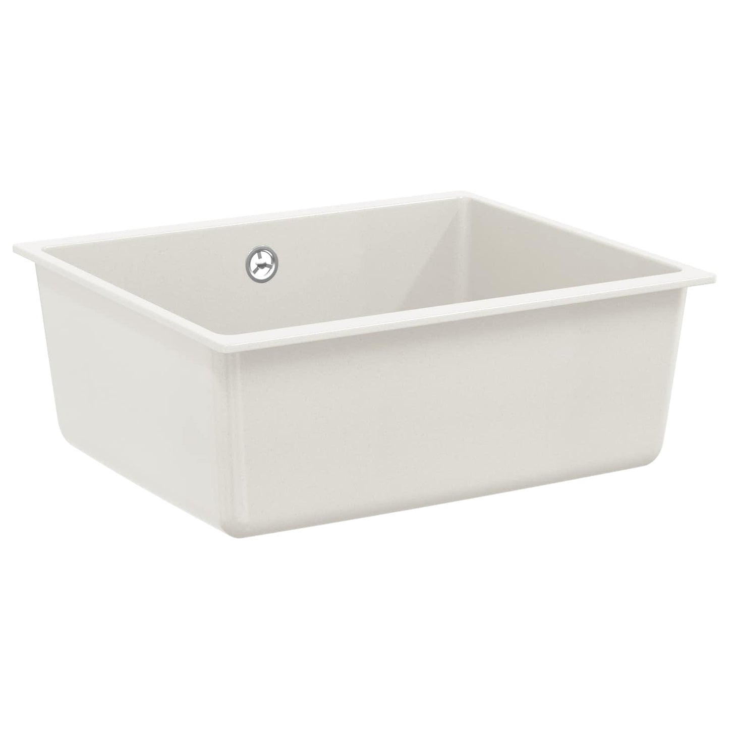 Lavello Bianco 530 x 460 mm 80% Quarzo e 20% Resina | homemem39
