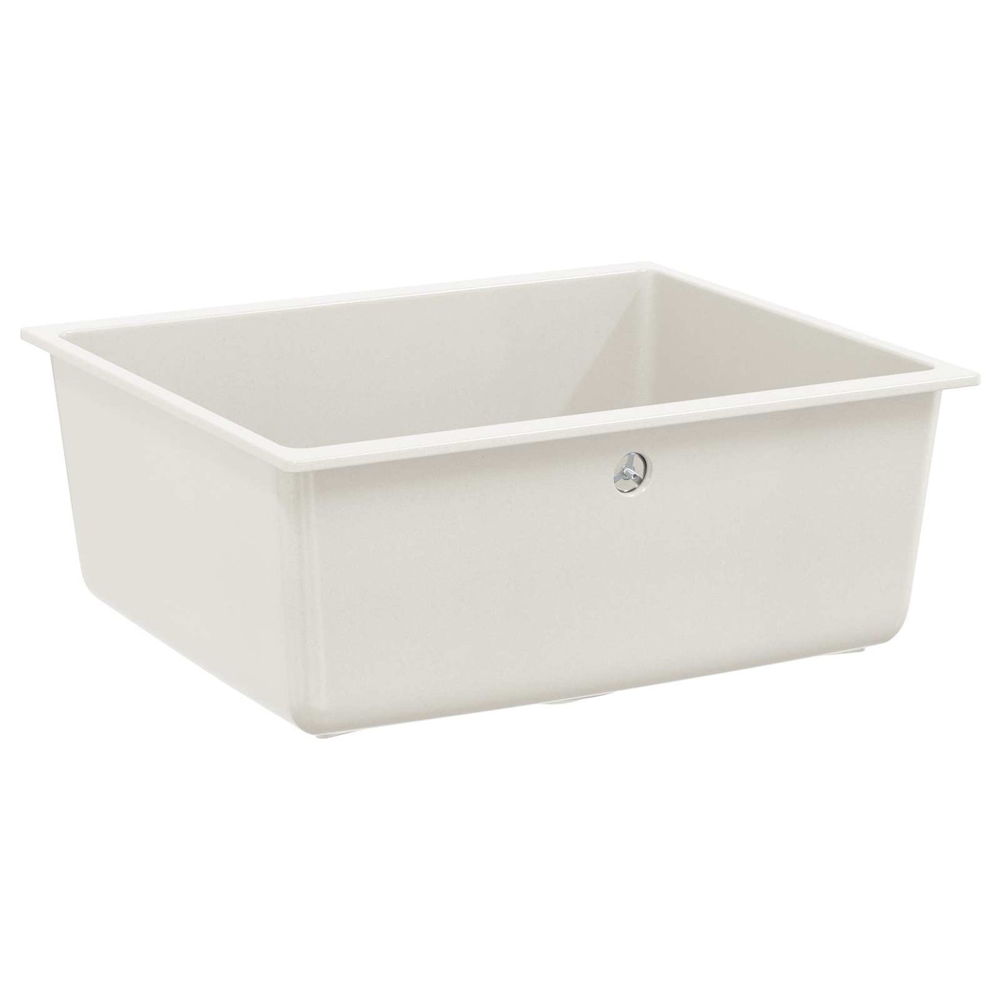 Lavello Bianco 530 x 460 mm 80% Quarzo e 20% Resina | homemem39