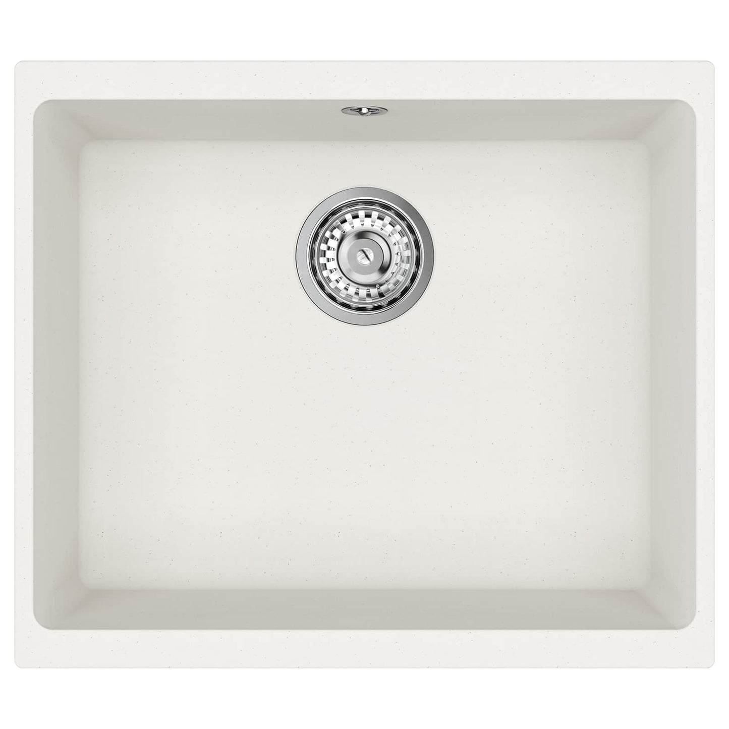 Lavello Bianco 530 x 460 mm 80% Quarzo e 20% Resina | homemem39