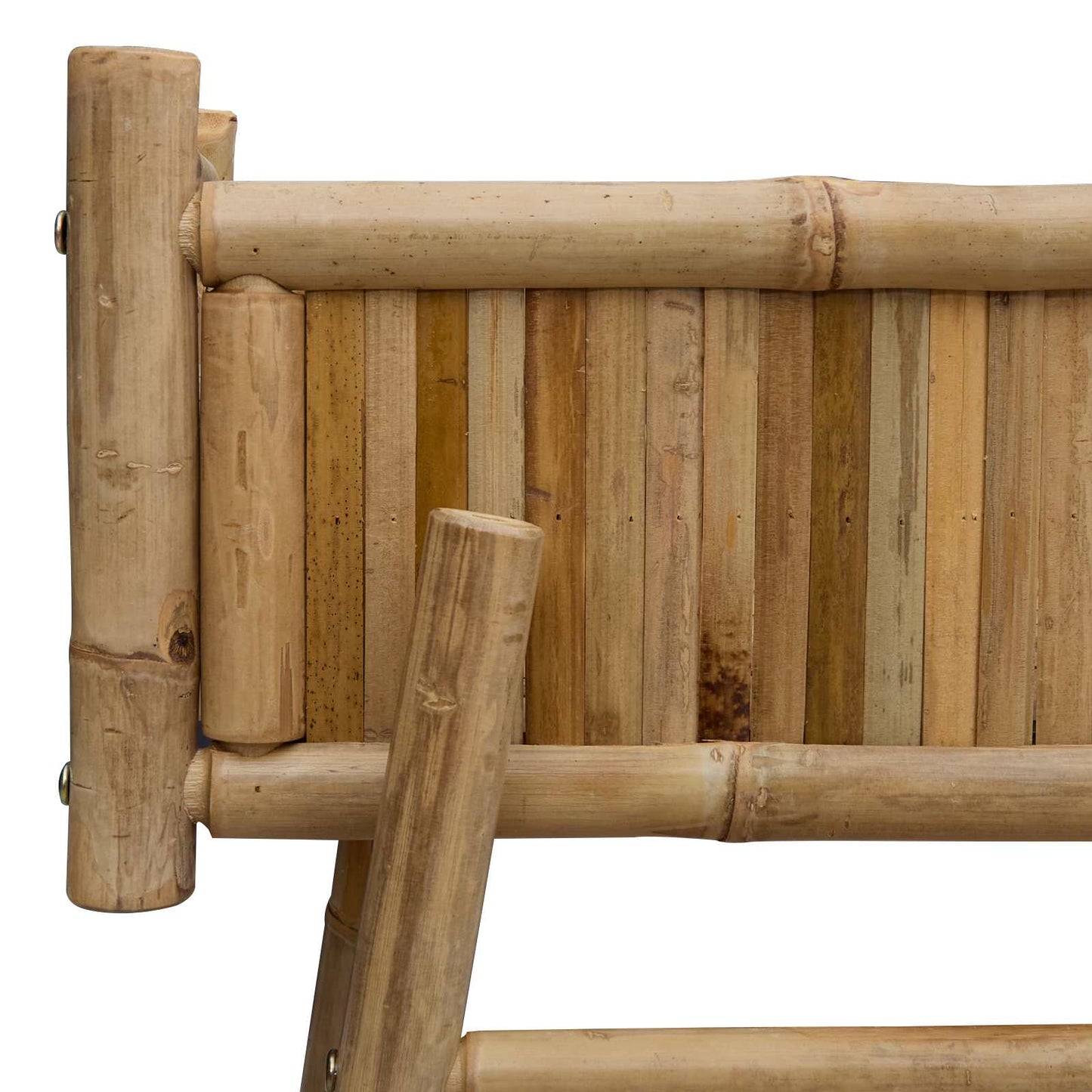 Vaso da Giardino con Supporto Naturale 100 x 38 x 114 cm Bambù