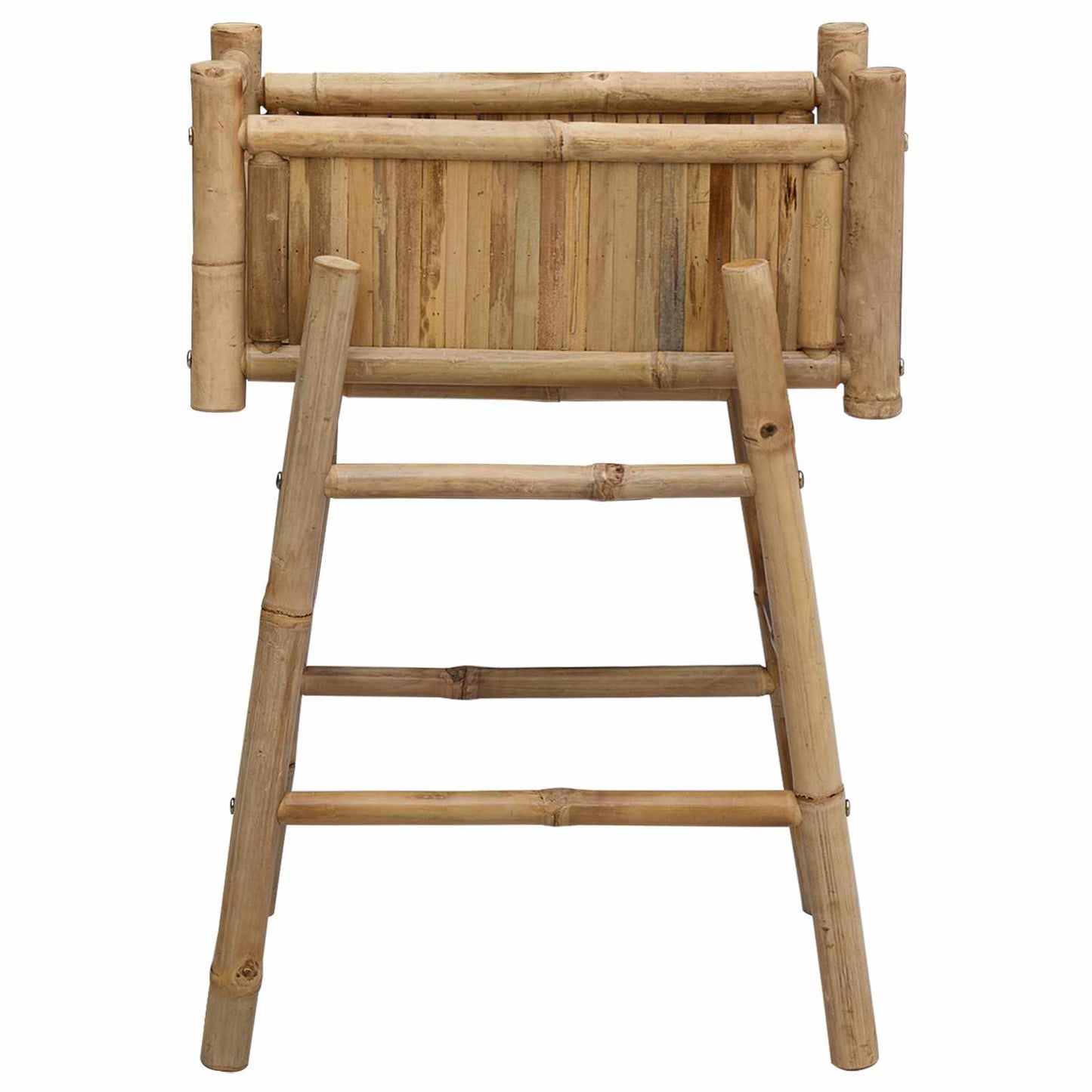Vaso da Giardino con Supporto Naturale 50 x 38 x 74 cm Bambù | homemem39