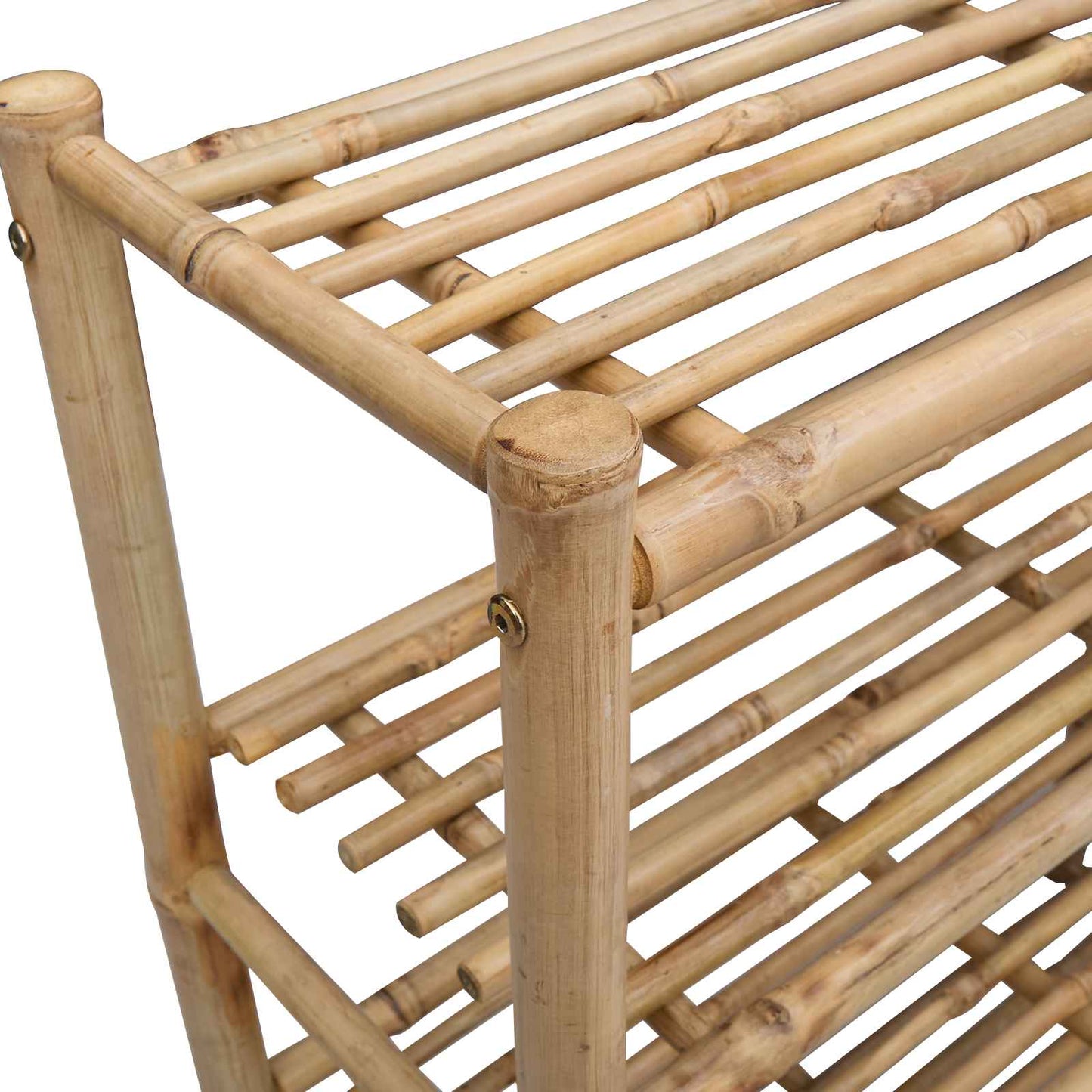Scarpiera con lo scaffale Naturale 88 x 27 x 80 cm Bambù | homemem39
