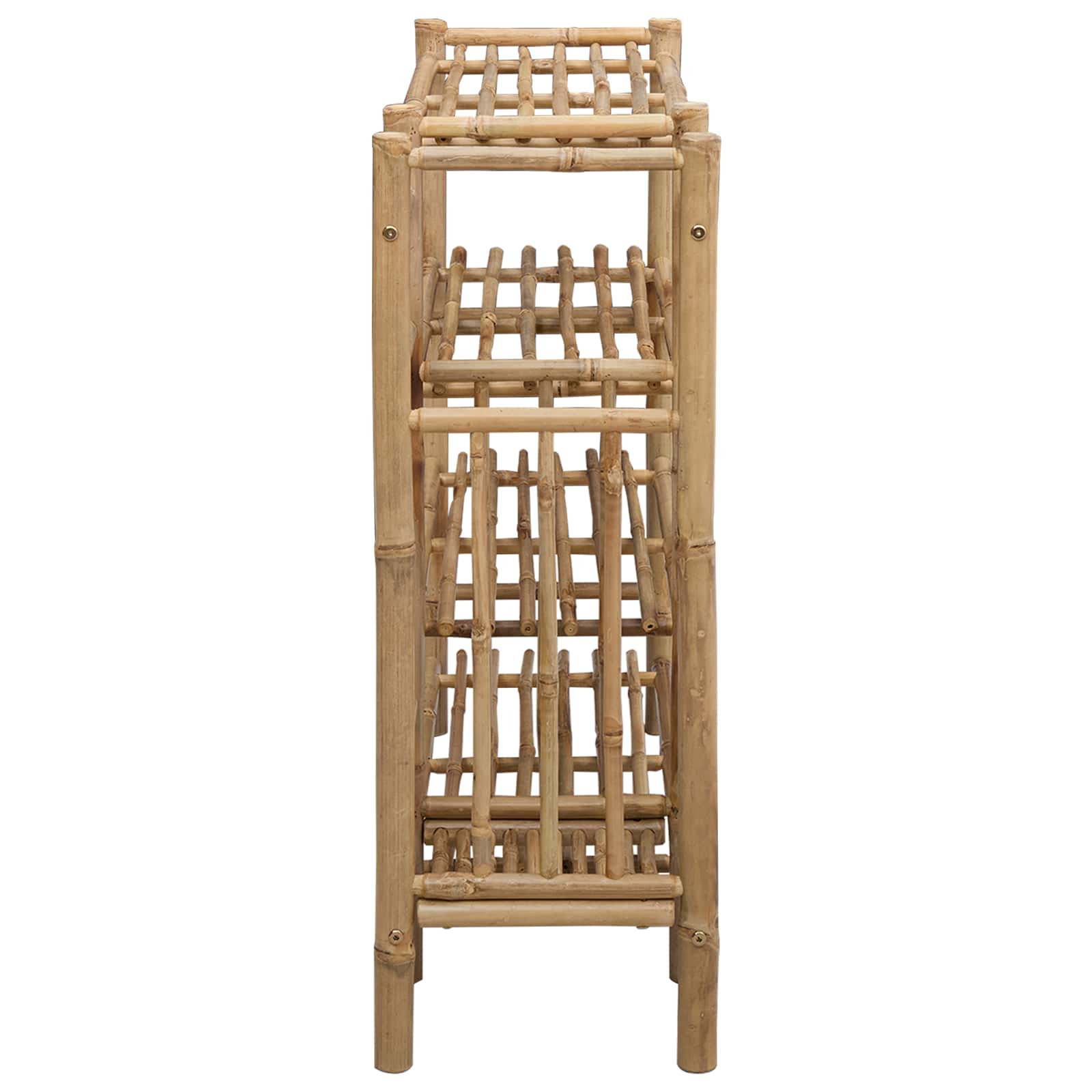 Scarpiera con lo scaffale Naturale 88 x 27 x 80 cm Bambù | homemem39