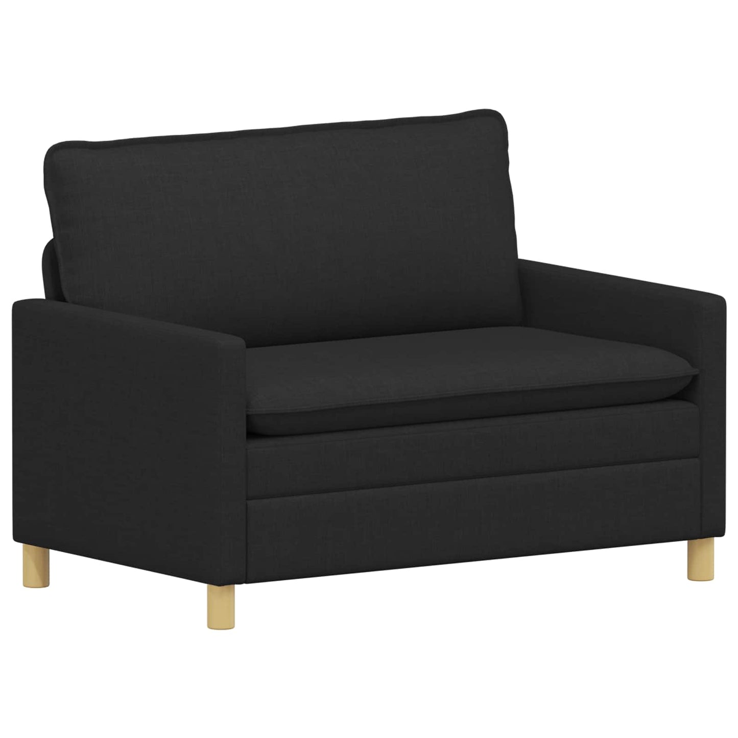 Set di divani 2 pz Nero Tessuto | homemem39