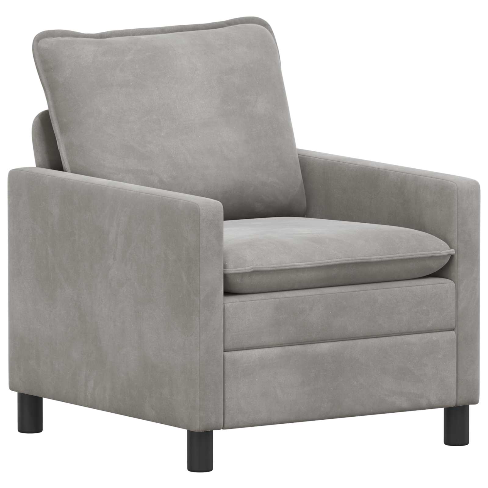 Set di divani 2 pcs Grigio Chiaro Velluto | homemem39