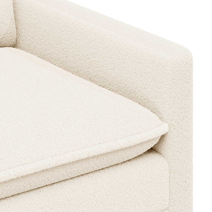 Set di divani 2 pz Crema Tessuto | homemem39