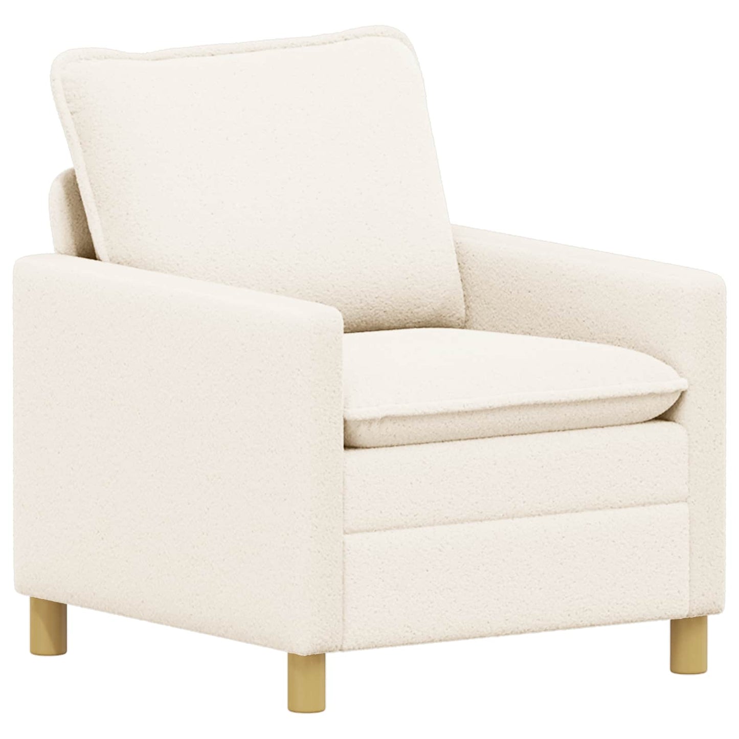Set di divani 2 pz Crema Tessuto | homemem39
