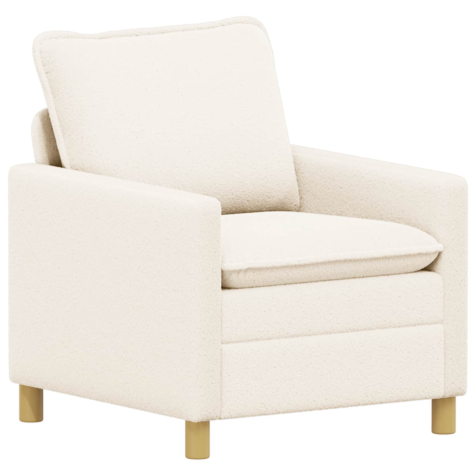 Set di divani 2 pz Crema Tessuto | homemem39