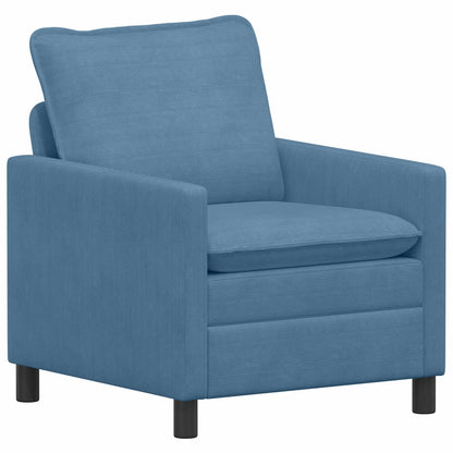 Set di divani 2 pcs Blu Tessuto | homemem39