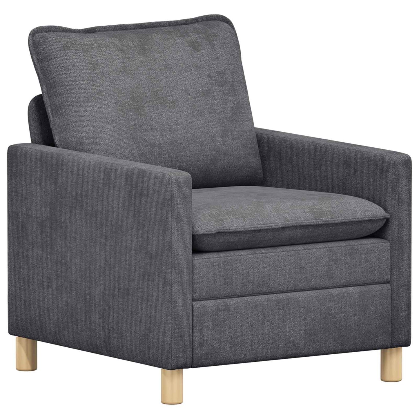 Set di divani 2 pcs Grigio Scuro Poliestere | homemem39
