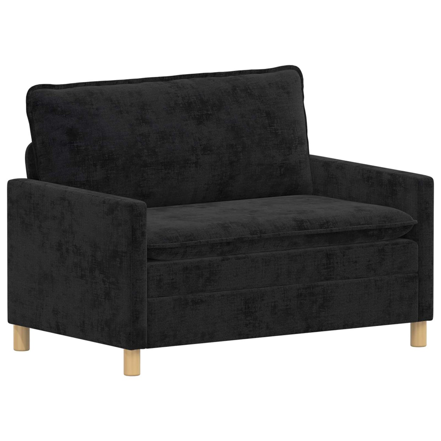 Set di divani 2 pcs Nero Poliestere | homemem39