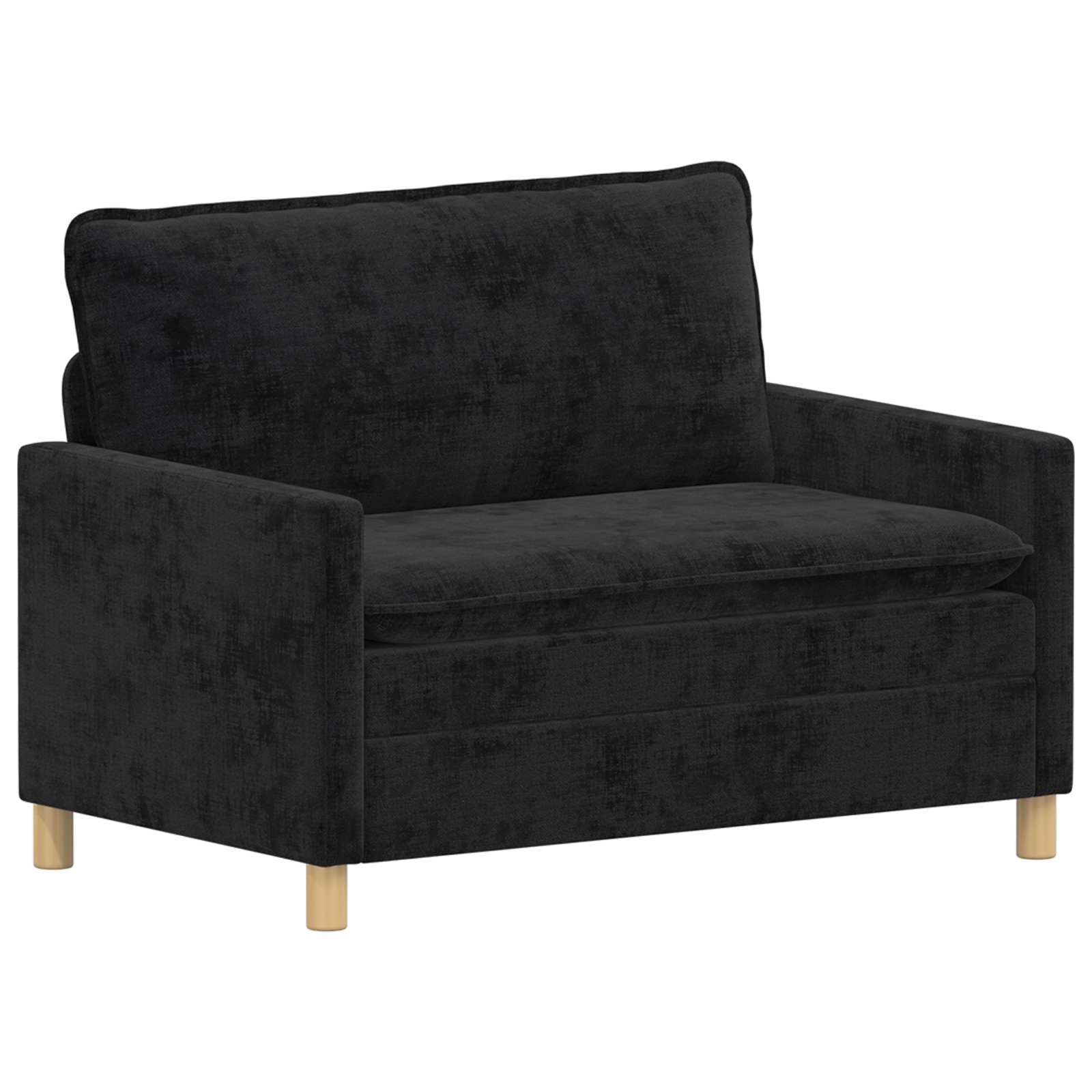 Set di divani 2 pcs Nero Poliestere | homemem39