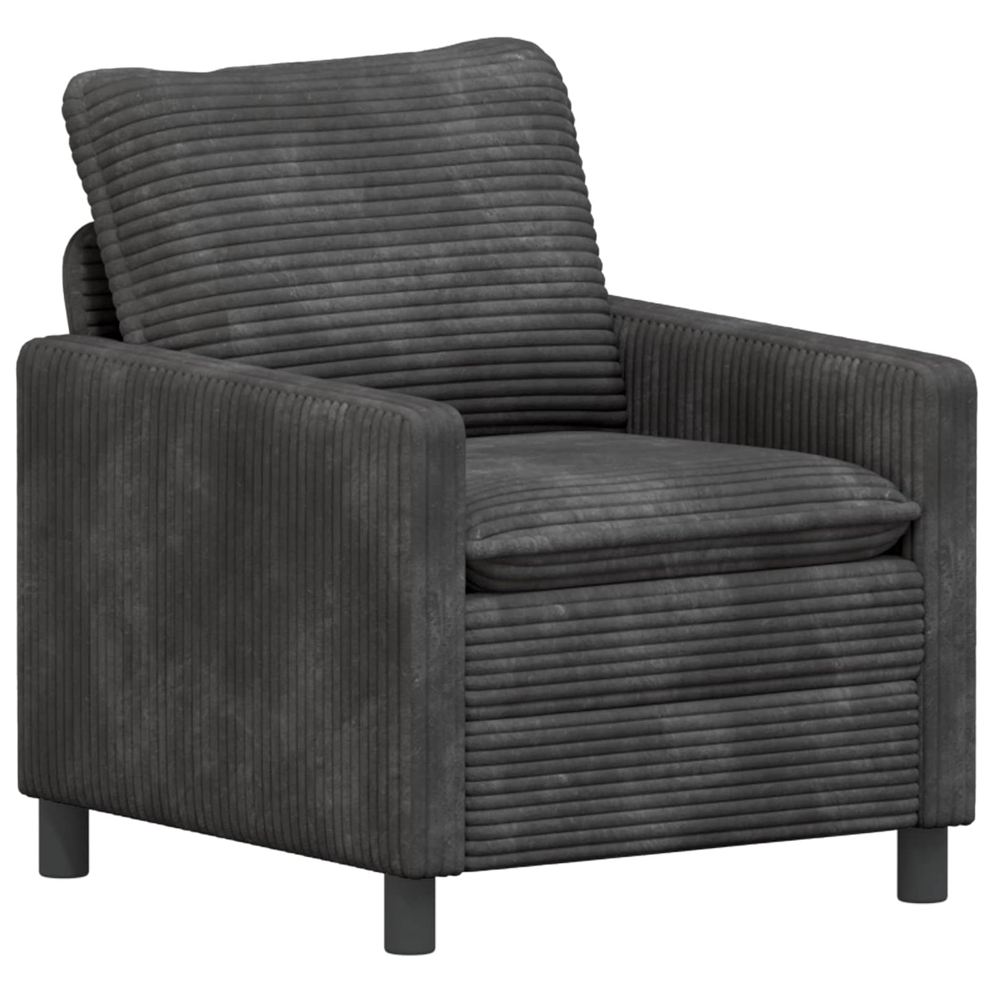 Set di divani 2 pcs Grigio Scuro Poliestere | homemem39