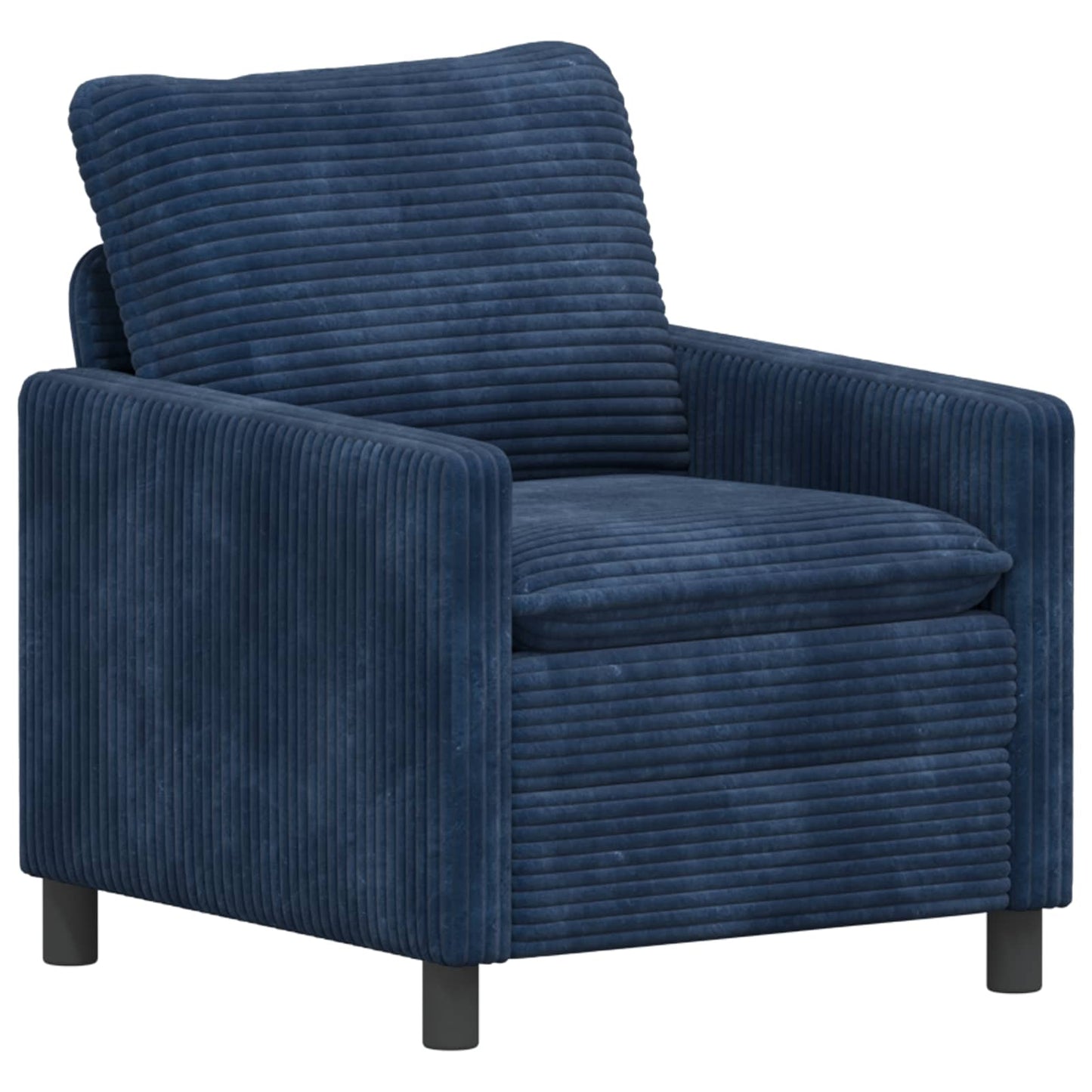 Set di divani 2 pcs Blu navy Poliestere