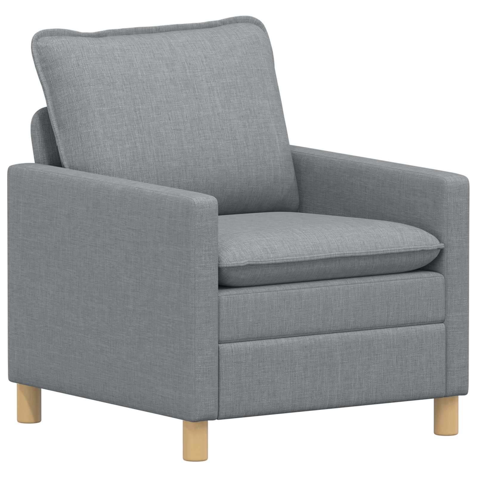 Set di divani 2 pz Grigio Chiaro Tessuto | homemem39