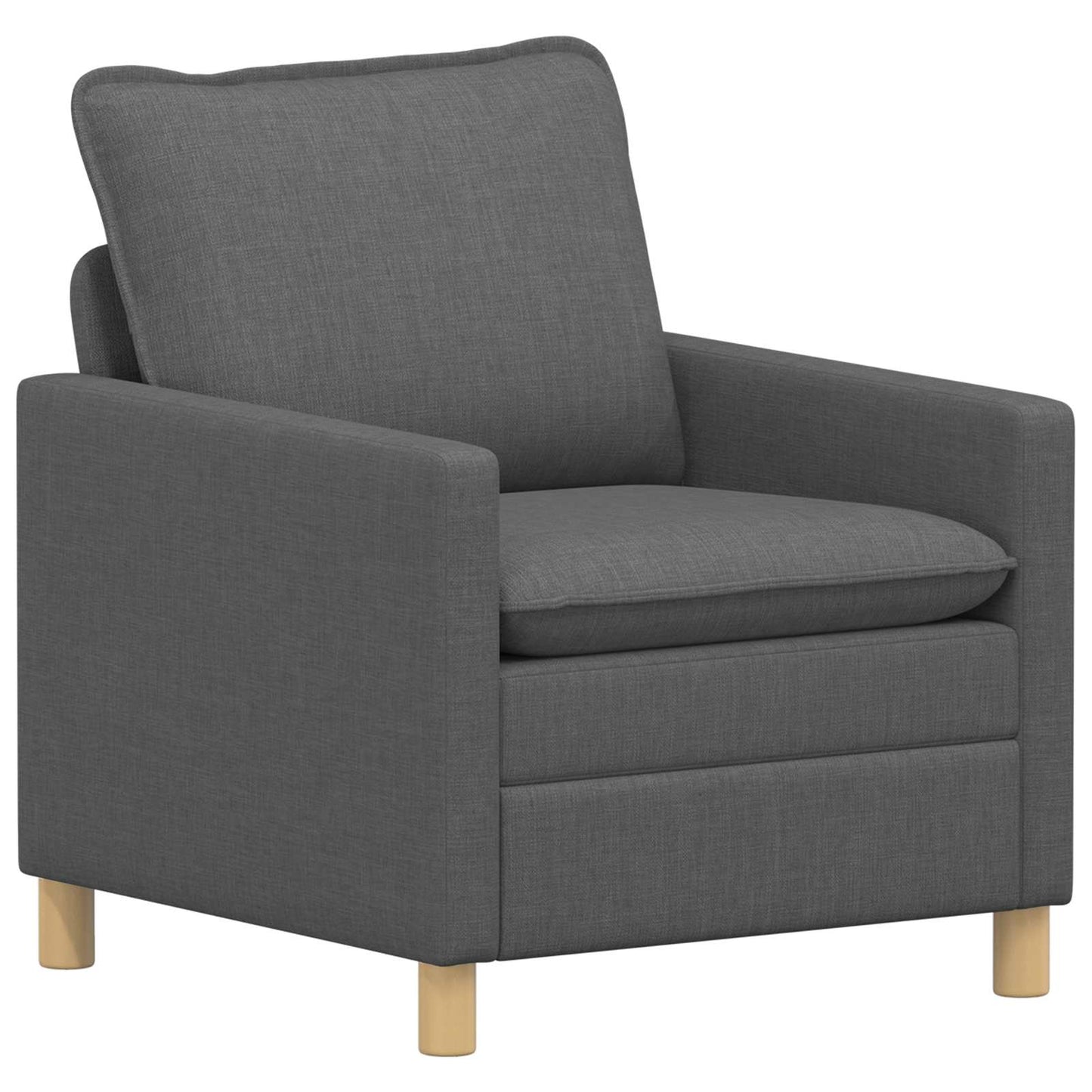 Set di divani 2 pz Grigio Scuro Tessuto | homemem39