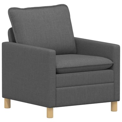 Set di divani 2 pz Grigio Scuro Tessuto | homemem39