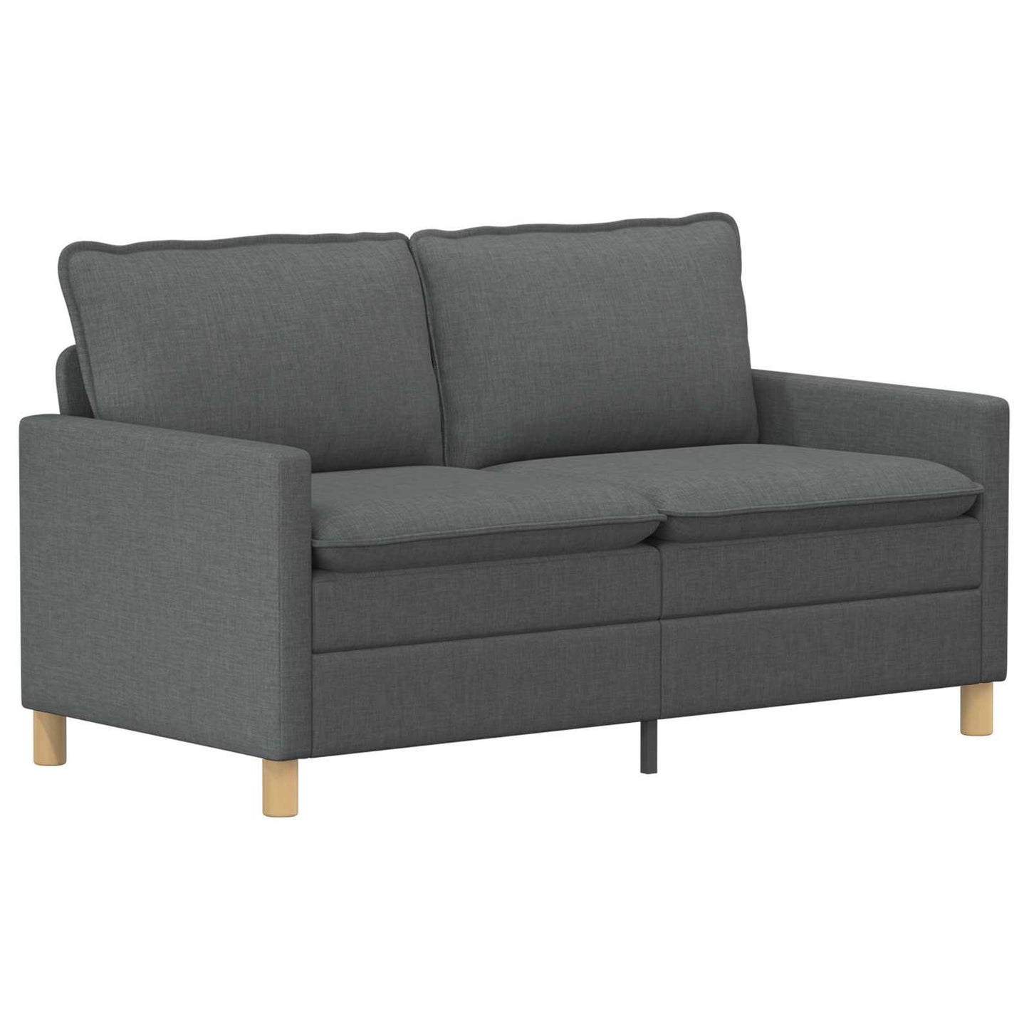 Set di divani 2 pz Grigio Scuro Tessuto | homemem39