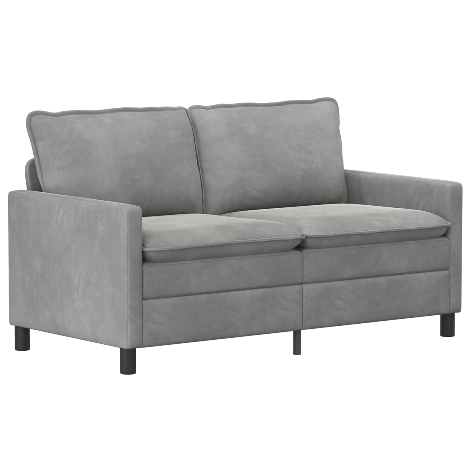 Set di divani 2 pcs Grigio Chiaro Velluto | homemem39