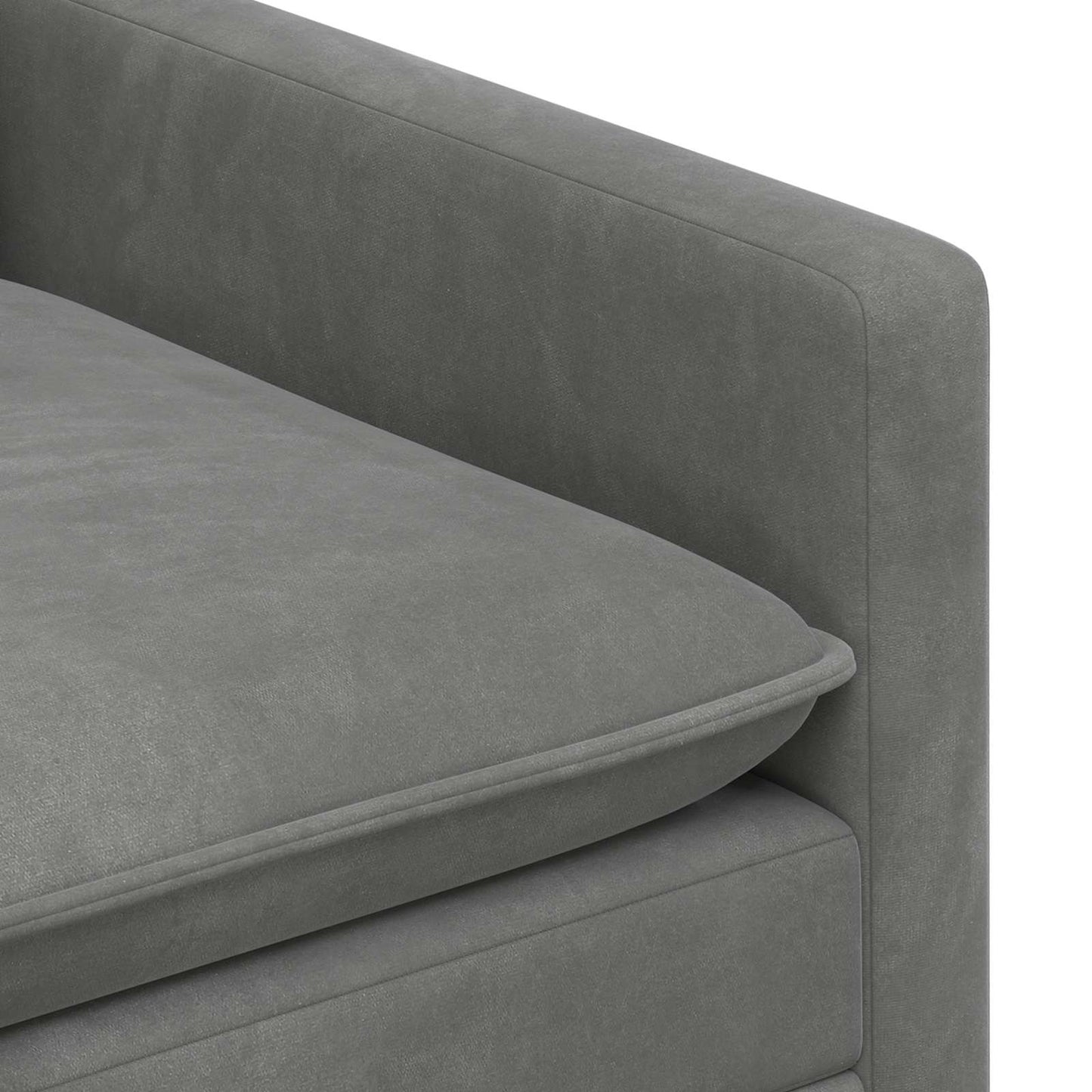 Set di divani 2 pcs Grigio Scuro Velluto | homemem39