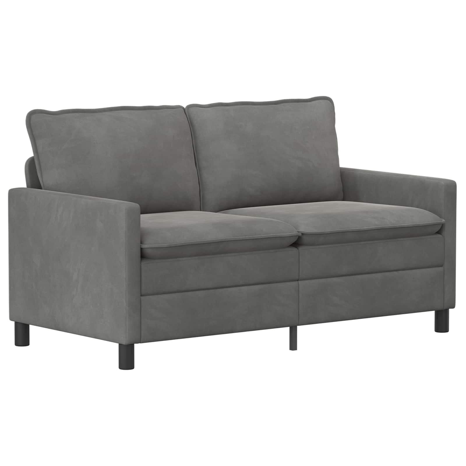 Set di divani 2 pcs Grigio Scuro Velluto | homemem39
