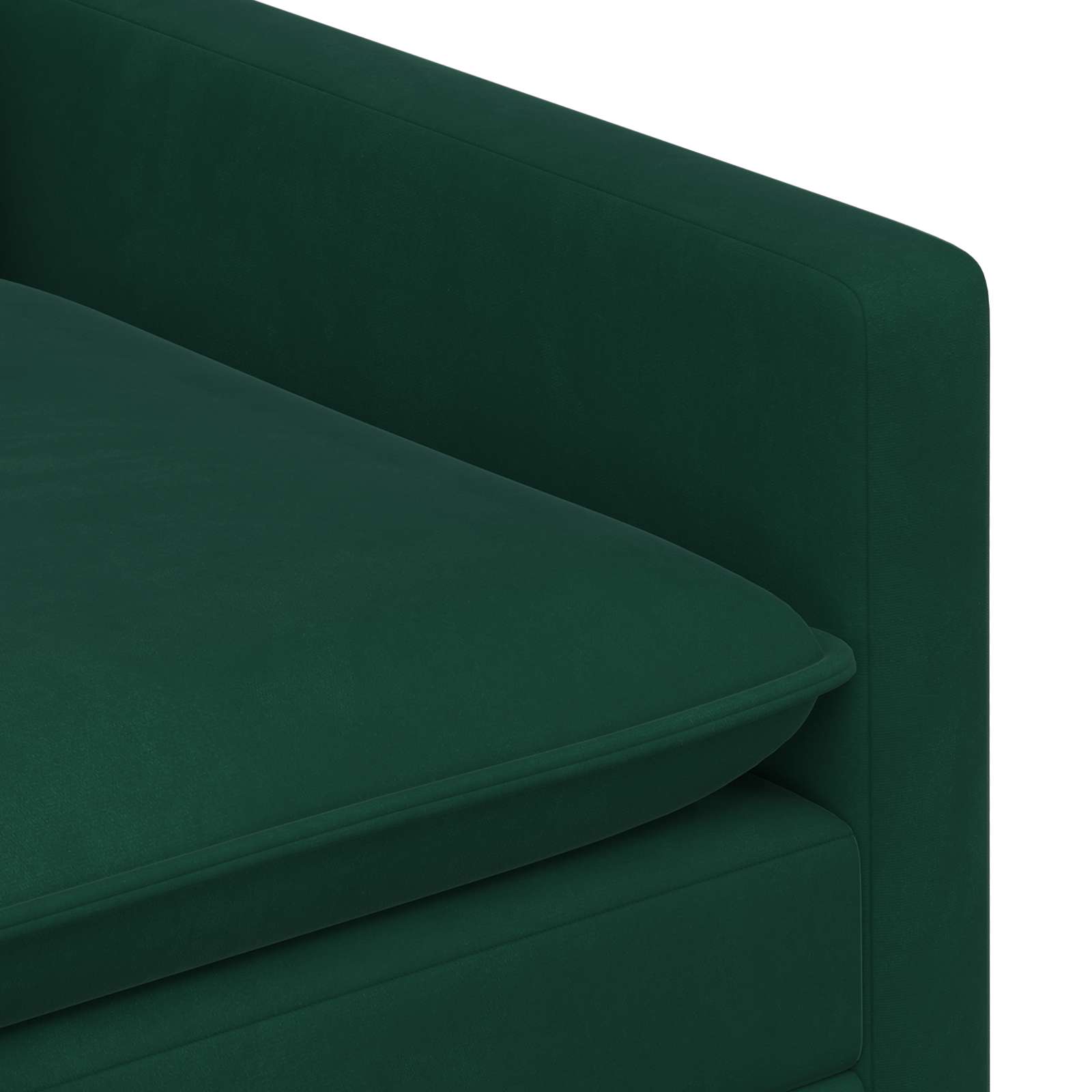 Set di divani 2 pcs Verde Scuro Velluto | homemem39