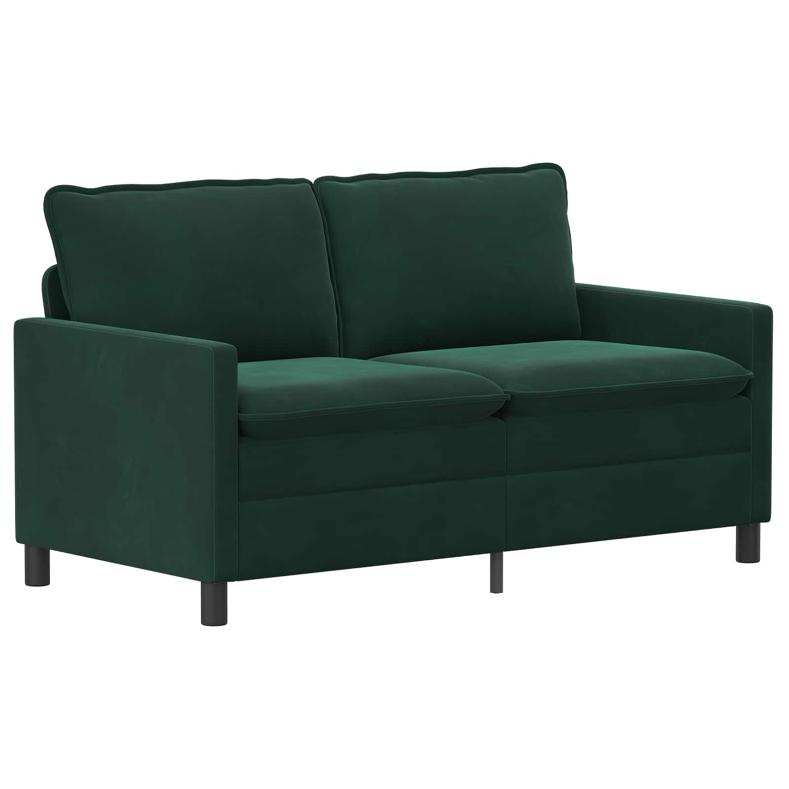 Set di divani 2 pcs Verde Scuro Velluto | homemem39