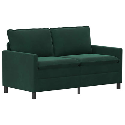 Set di divani 2 pcs Verde Scuro Velluto | homemem39