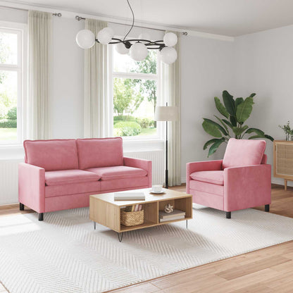 Set di divani 2 pcs Rosa Velluto | homemem39